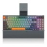 Teclado Gamer Mecánico Redragon Olaf K648 Led Rgb Color Gris Switches Red Cableado Usb Idioma Inglés Compacto