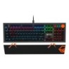 Teclado Mecánico Meetion Mk500 Rgb Negro Resistente Salpicaduras Gaming