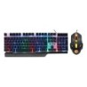 Mouse Y Teclado Gamer Weibo Wb-550 Rgb Sensacion Mecanica Color Del Teclado Negro