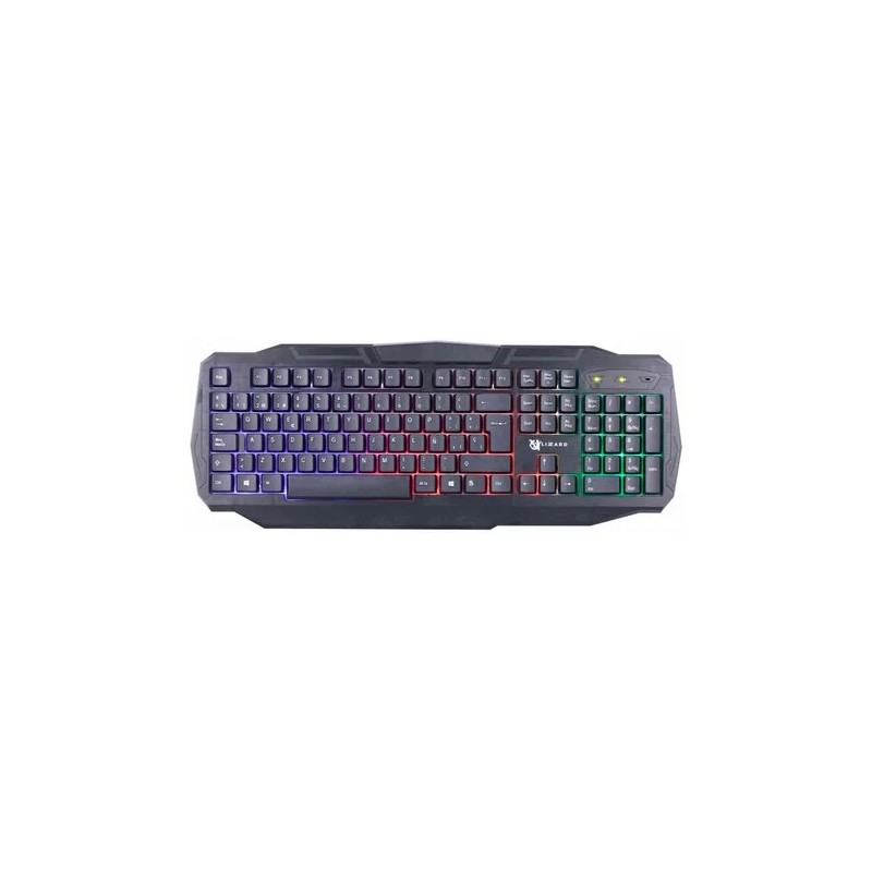 Teclado Gamer Mecánico X-lizzard Rgb Retroiluminado Negro Antighosting 1.5m Español Latinoamérica