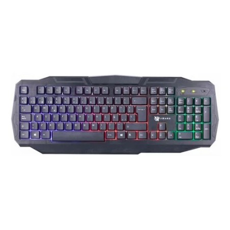 Teclado Gamer Mecánico X-lizzard Rgb Retroiluminado Negro Antighosting 1.5m Español Latinoamérica