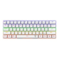 Teclado Gamer Tkl T-dagger Arena Lite T-tgk321 W-l Rainbow Blanco Inglés Internacional