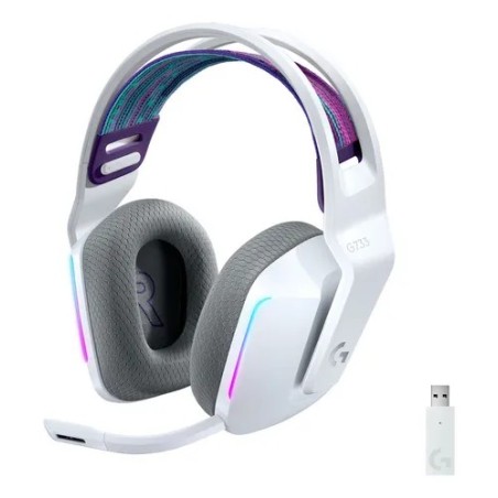 Audifono Gamer Logitech G733 Lightspeed Rgb White Color Color Blanco