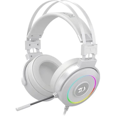 Auriculares Gamer Redragon Lamia 2 H320wrgb Lunar White Con Luz Led