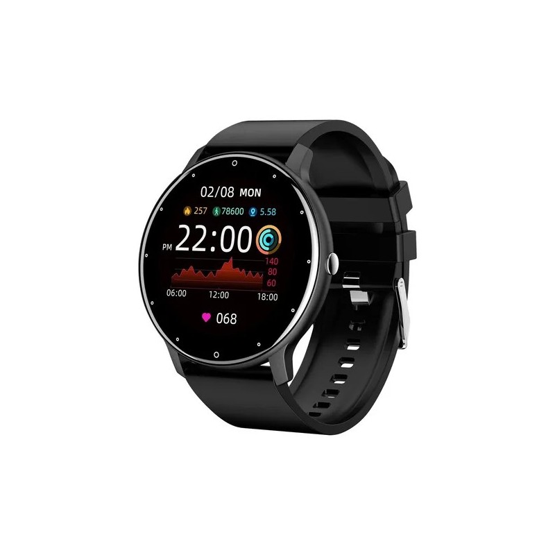 Smartwatch Lige Ip67 Bw0223 Display De 1.39  Con Correa De Silicona - Color Black
