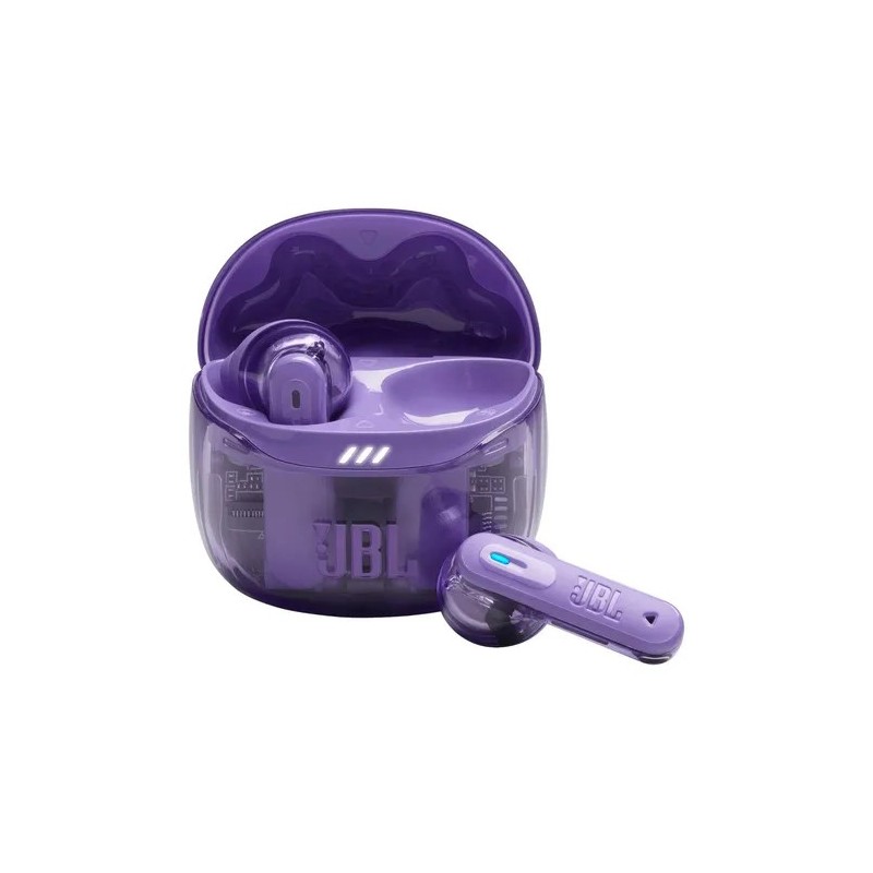 Audífonos Jbl Tune Flex 2 Headphones Tws Ghost Violeta