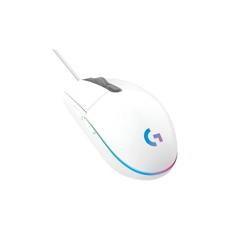 Mouse Gamer Logitech G203 New Rgb Lightsync White