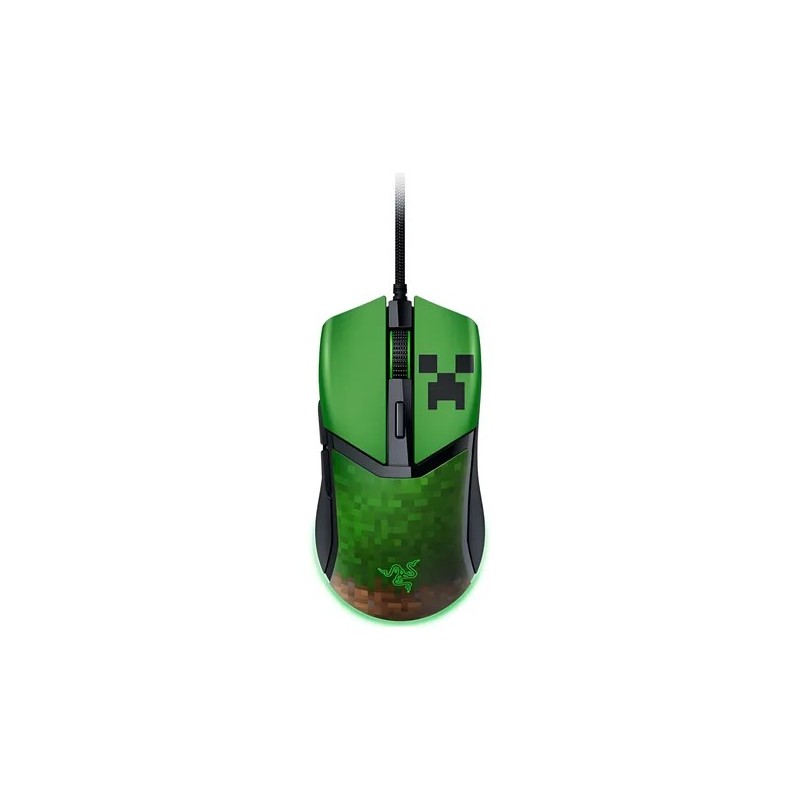 Mouse Gamer Razer Cobra, Minecraft Edition Color Verde