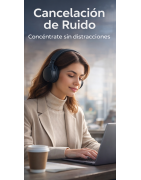 Audífonos con Cancelación de Ruido (ANC) | Más Concentración