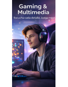 Audífonos Gaming | Baja Latencia y Sonido Envolvente